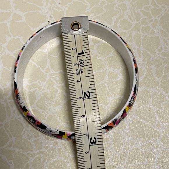 Women's Fashion Bangle Bracelet White multicolor‎ - Picture 6 of 9